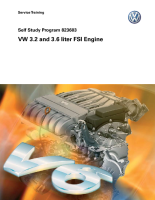 VW - SSP 823603 VW 3.2 and 3.6 liter FSI Engine 